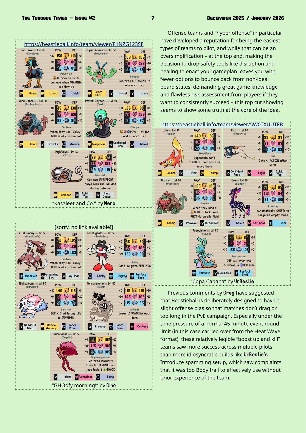 Page 7. Giftbox Ball 'n' Brawl retrospective